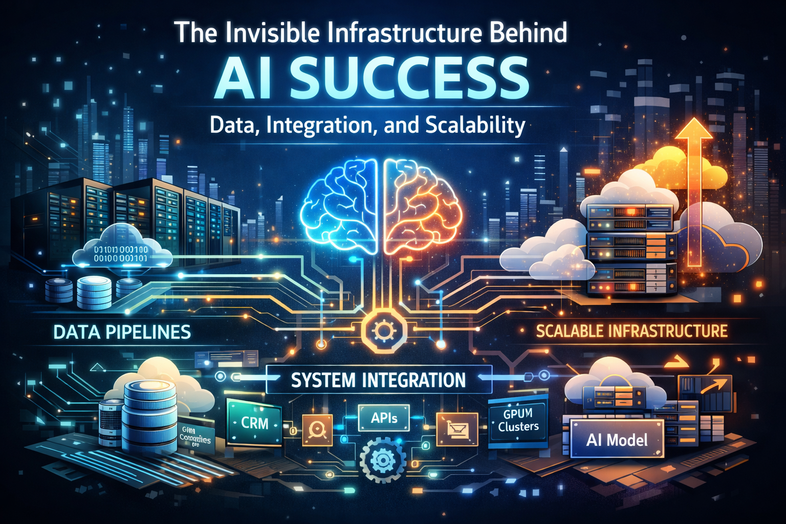 The invisible infrastructure behind AI success: data, integration, and scalability